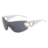 Lunettes de soleil à strass pour amoureux - Plusieurs couleurs